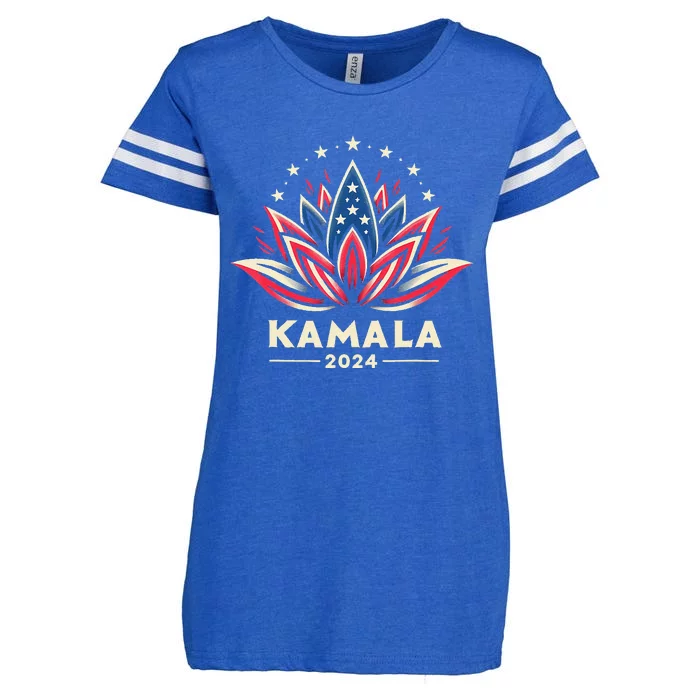 Kamala Harris 2024 Presidential Campaign American Lotus Gift Enza Ladies Jersey Football T-Shirt