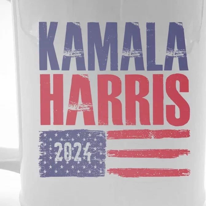 Kamala Harris 2024 Support Graphic Front & Back Beer Stein