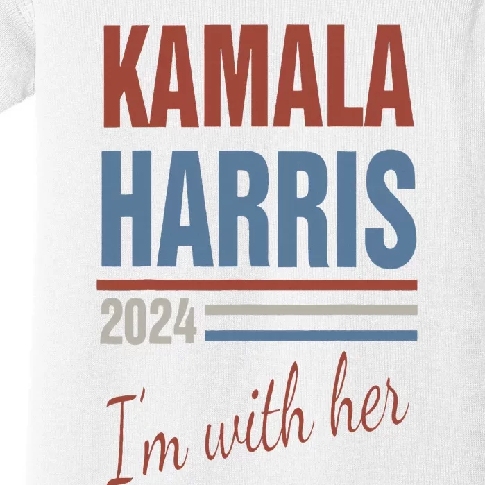 Kamala Harris 2024 Support IM With Her Kamala 2024 Baby Bodysuit