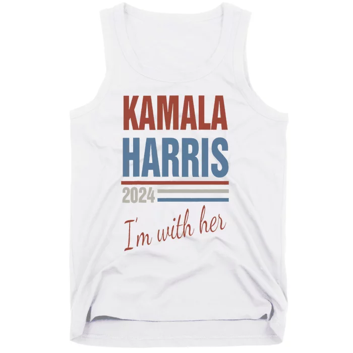 Kamala Harris 2024 Support IM With Her Kamala 2024 Tank Top