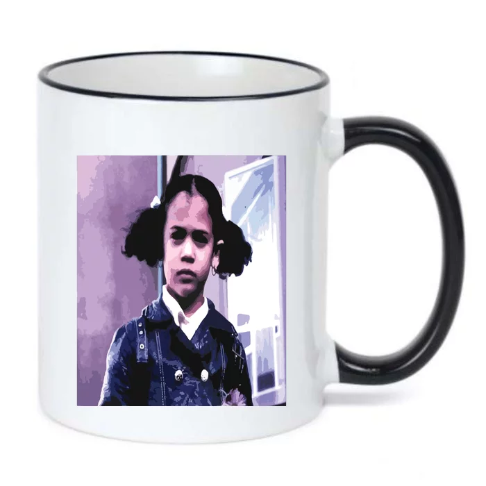 Kamala Harris 2024 That Little Girl Was Me Black Color Changing Mug