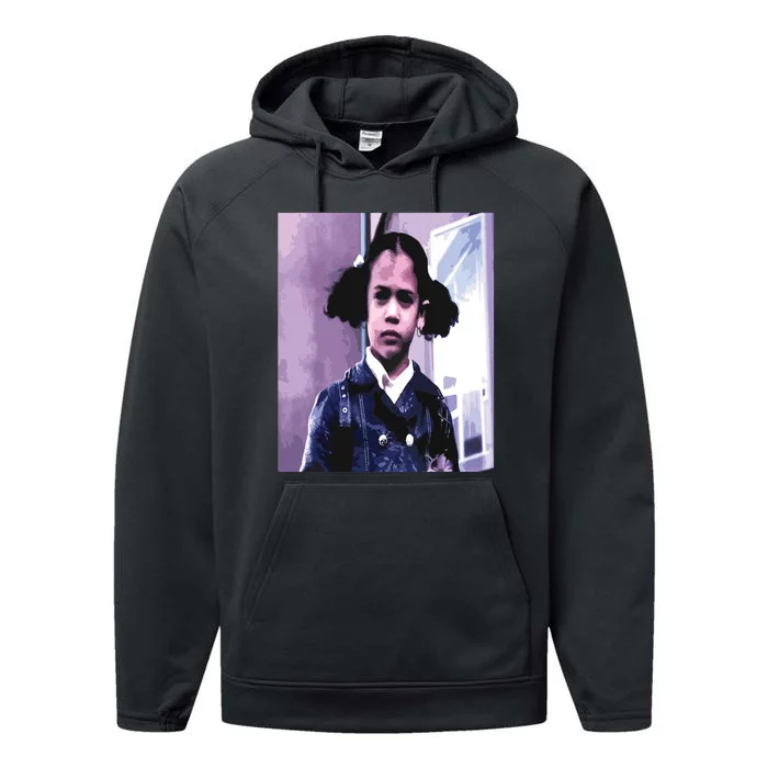 Kamala Harris 2024 That Little Girl Was Me Performance Fleece Hoodie