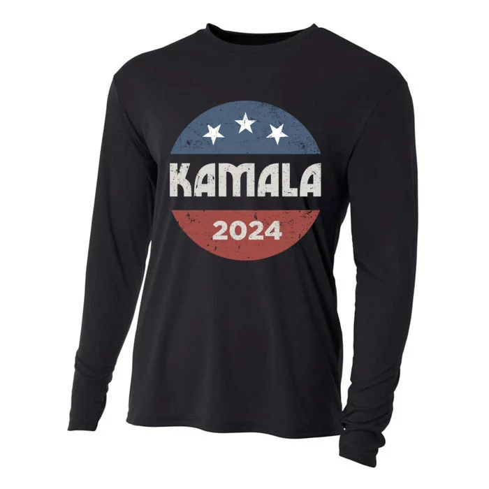 Kamala Harris 2024 For President Campaign Cooling Performance Long Sleeve Crew