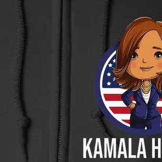 Kamala Harris 2021 Us Cute Full Zip Hoodie