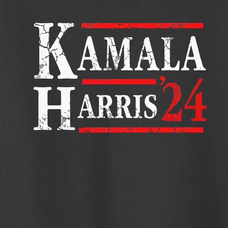 Kamala Harris 2024 Election President Democrat Toddler T-Shirt