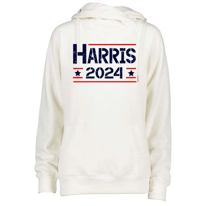 Kamala Harris 2024 Democrats America Vote 47 Womens Funnel Neck Pullover Hood