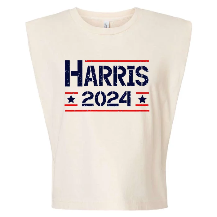 Kamala Harris 2024 Democrats America Vote 47 Garment-Dyed Women's Muscle Tee