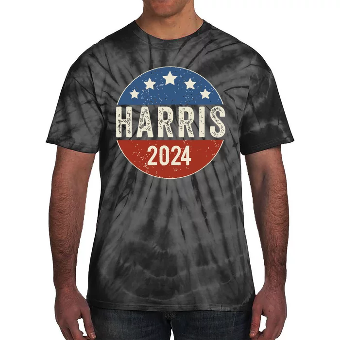 Kamala Harris 2024 For President Campaign Us Flag Tie-Dye T-Shirt