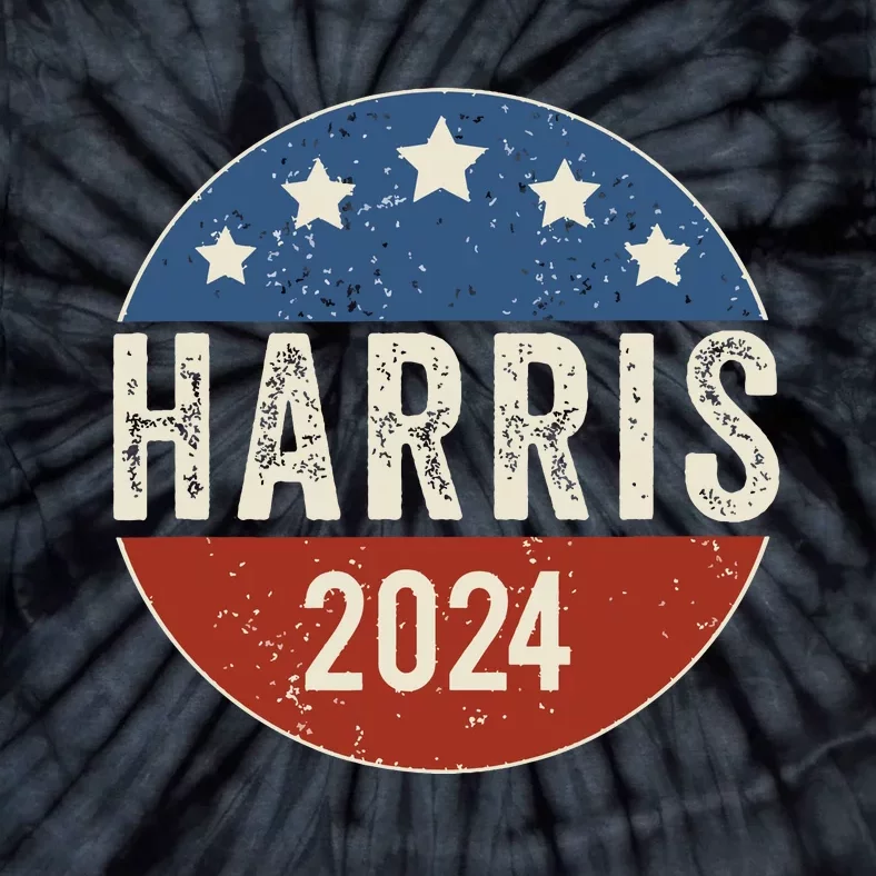 Kamala Harris 2024 For President Campaign Us Flag Tie-Dye T-Shirt