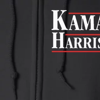 Kamala Harris 2024 For President Campaign Election Full Zip Hoodie