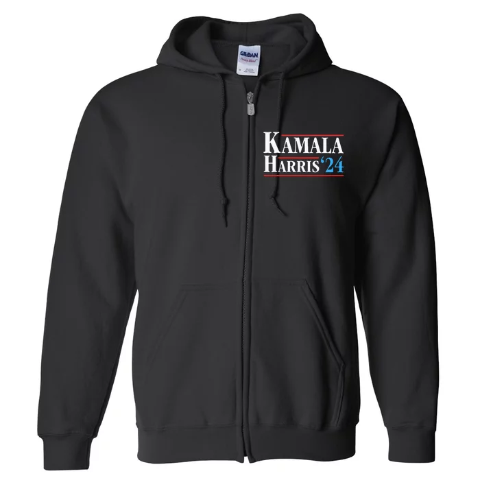 Kamala Harris 2024 For President Campaign Election Full Zip Hoodie