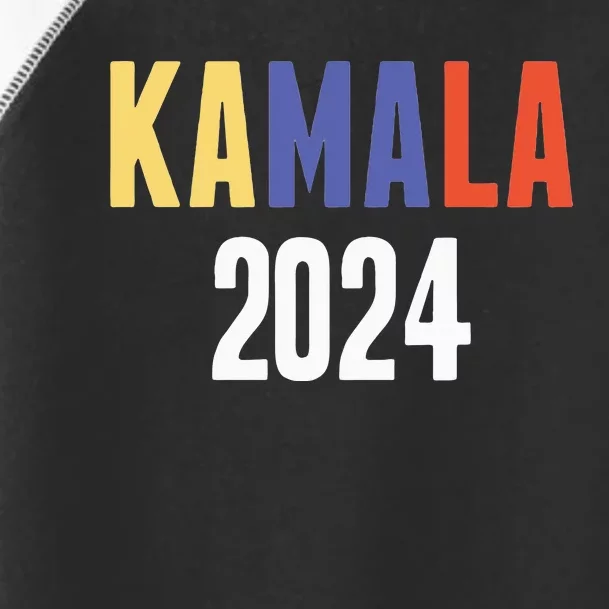 Kamala Harris 2024 For President Campaign Toddler Fine Jersey T-Shirt