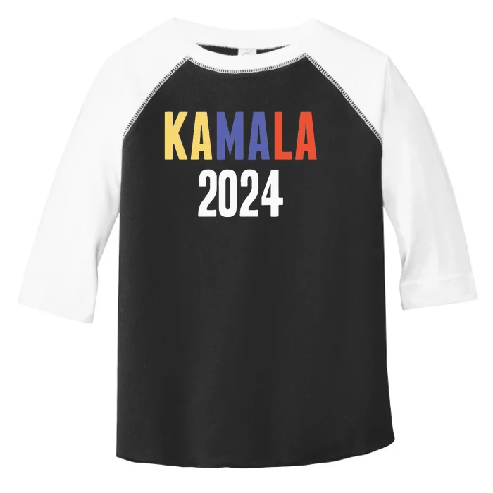 Kamala Harris 2024 For President Campaign Toddler Fine Jersey T-Shirt