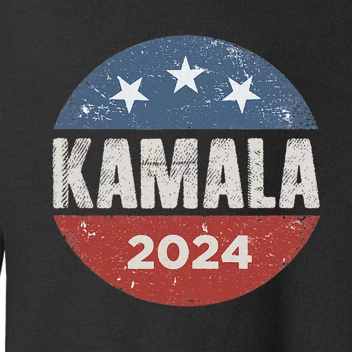 Kamala Harris 2024 For President Campaign Toddler Sweatshirt