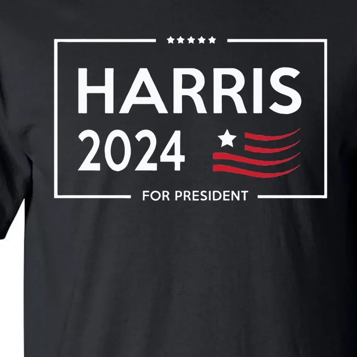 Kamala Harris 2024 For President Campaign Tall T-Shirt