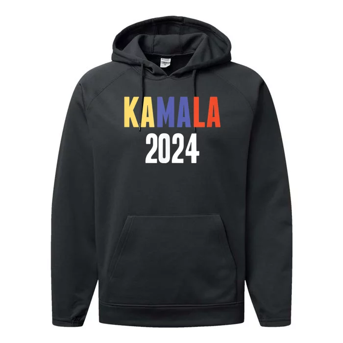 Kamala Harris 2024 For President Campaign Performance Fleece Hoodie