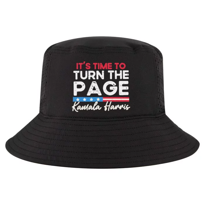 Kamala Harris 2024 ItS Time To Turn Page Cool Comfort Performance Bucket Hat