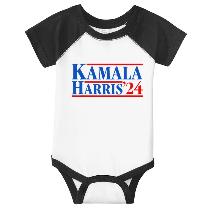 Kamala Harris 2024 For President Campaign Infant Baby Jersey Bodysuit