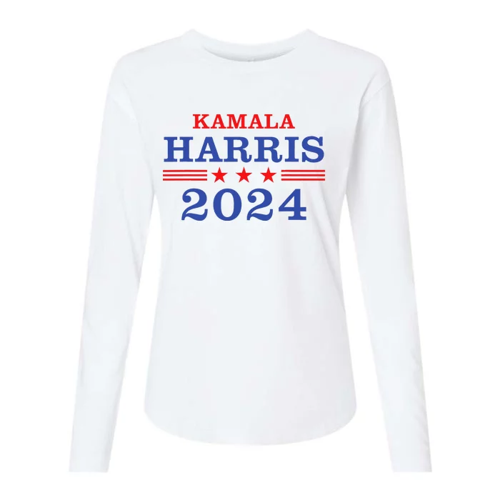 Kamala Harris 2024 For President Campaign Womens Cotton Relaxed Long Sleeve T-Shirt