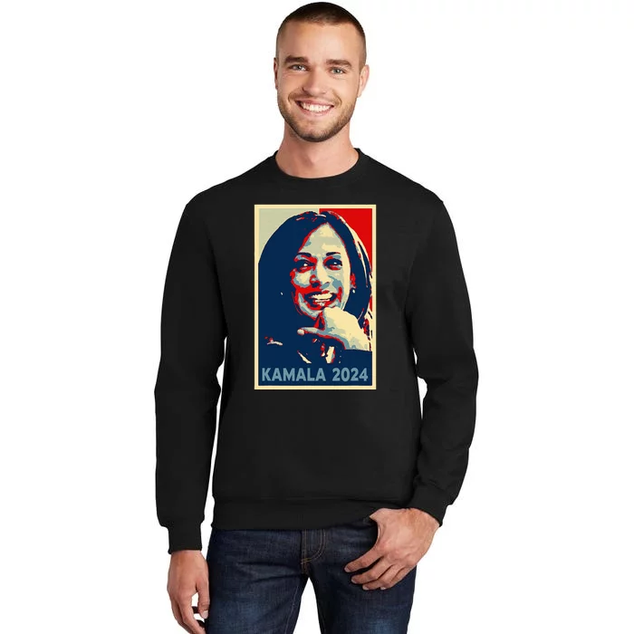 Kamala Harris 2024 For President Campaign Tall Sweatshirt