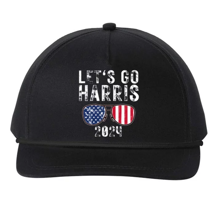 Kamala Harris 2024 For President Campaign Snapback Five-Panel Rope Hat