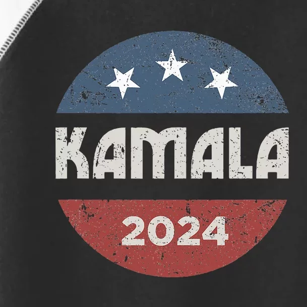 Kamala Harris 2024 For President Campaign Toddler Fine Jersey T-Shirt