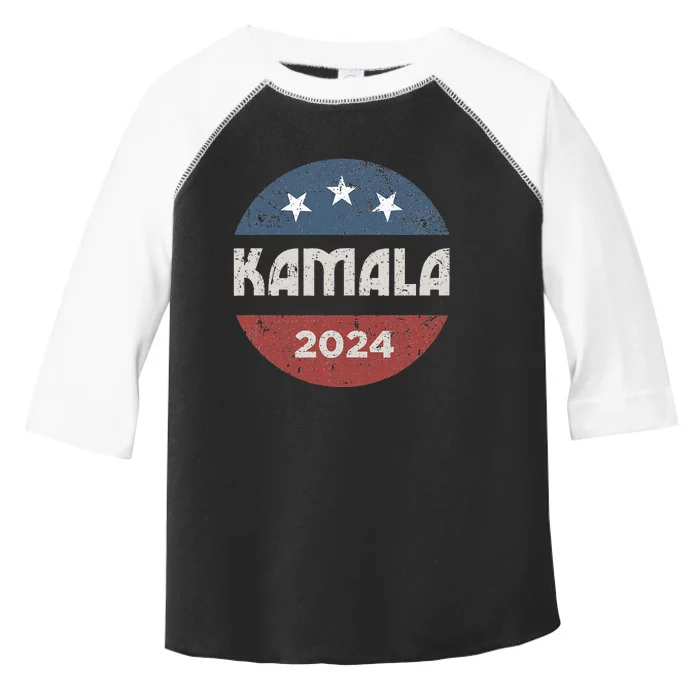 Kamala Harris 2024 For President Campaign Toddler Fine Jersey T-Shirt