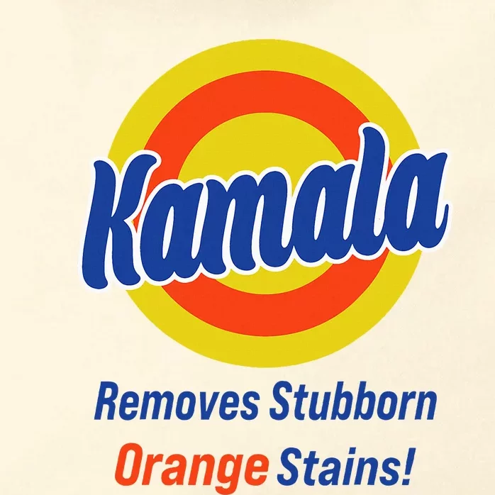 Kamala Harris 2024 Removes Stubborn Orange Stains Zip Tote Bag