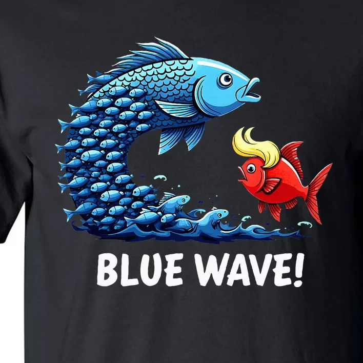 Kamala Harris 2024 Blue Wave Tall T-Shirt