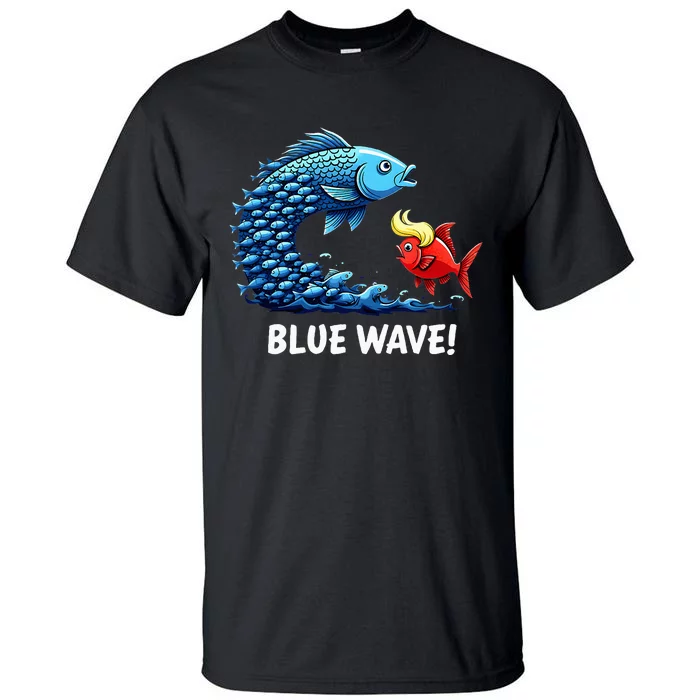 Kamala Harris 2024 Blue Wave Tall T-Shirt