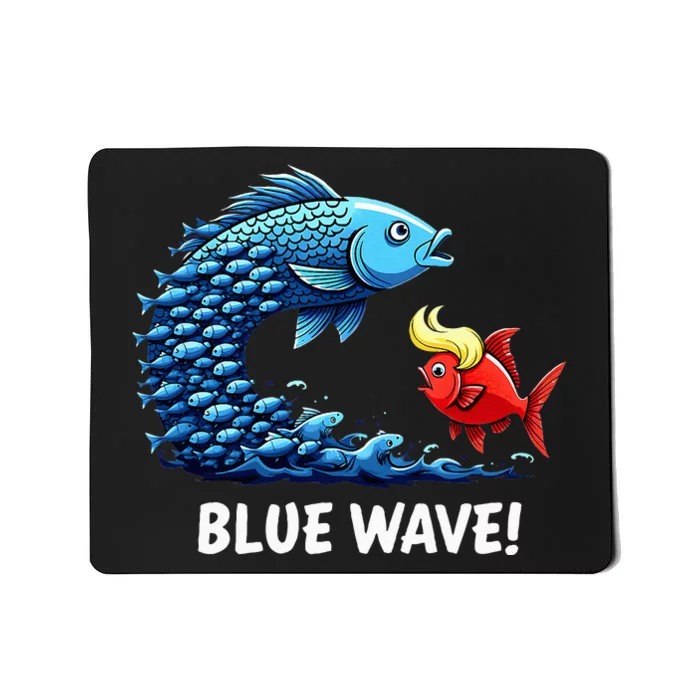 Kamala Harris 2024 Blue Wave Mousepad