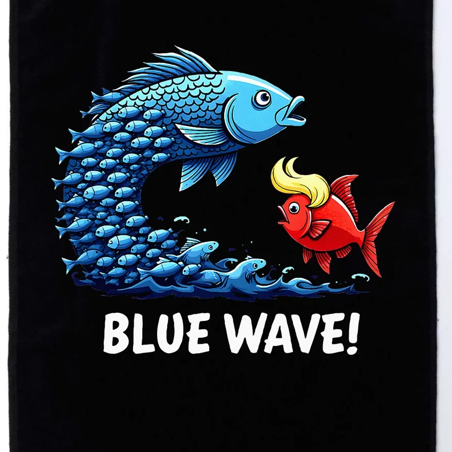 Kamala Harris 2024 Blue Wave Platinum Collection Golf Towel