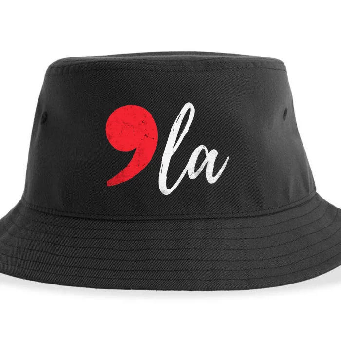 Kamala Harris 2024 President Comma La Funny Sustainable Bucket Hat