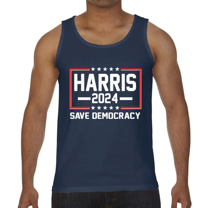 Kamala Harris 2024 Save Democracy Comfort Colors® Tank Top