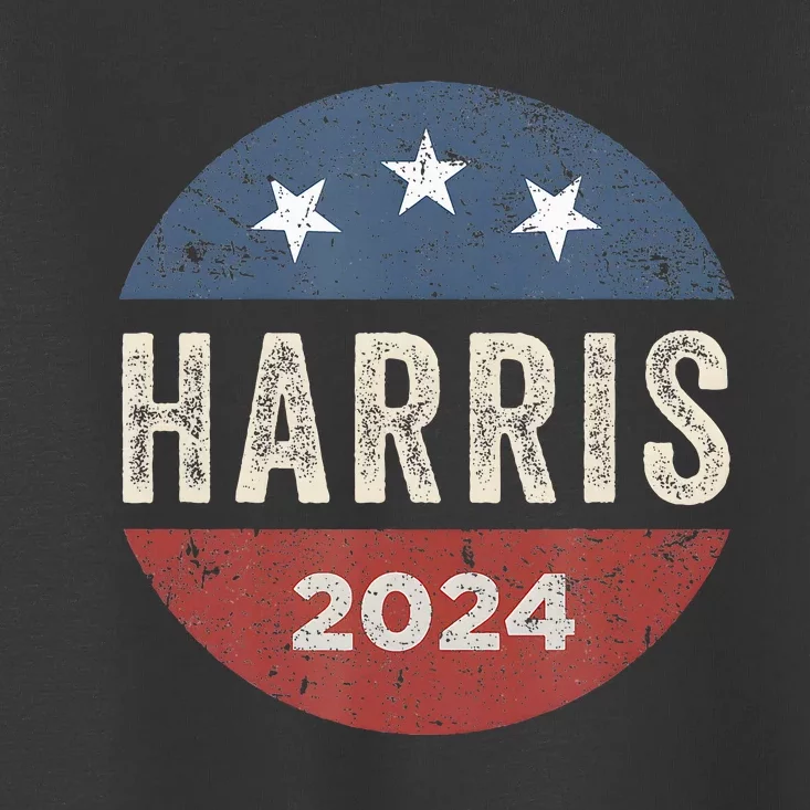 Kamala Harris 2024 For President Campaign Us Flag Toddler T-Shirt