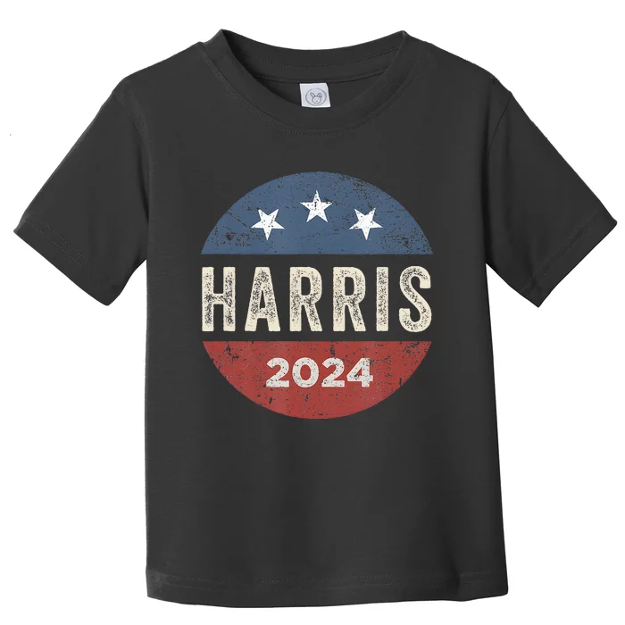 Kamala Harris 2024 For President Campaign Us Flag Toddler T-Shirt