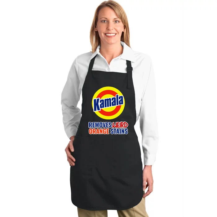 Kamala Harris 2024 Removes Stubborn Weird Orange Stains Full-Length Apron With Pocket