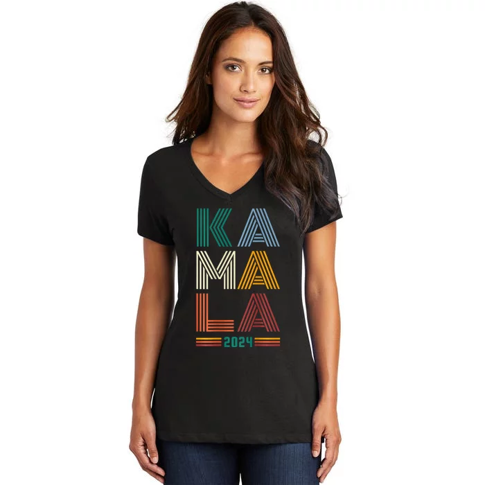 Kamala Harris 2024 Presidential Election Women's V-Neck T-Shirt