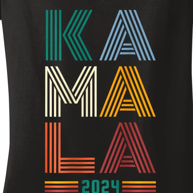 Kamala Harris 2024 Presidential Election Women's V-Neck T-Shirt