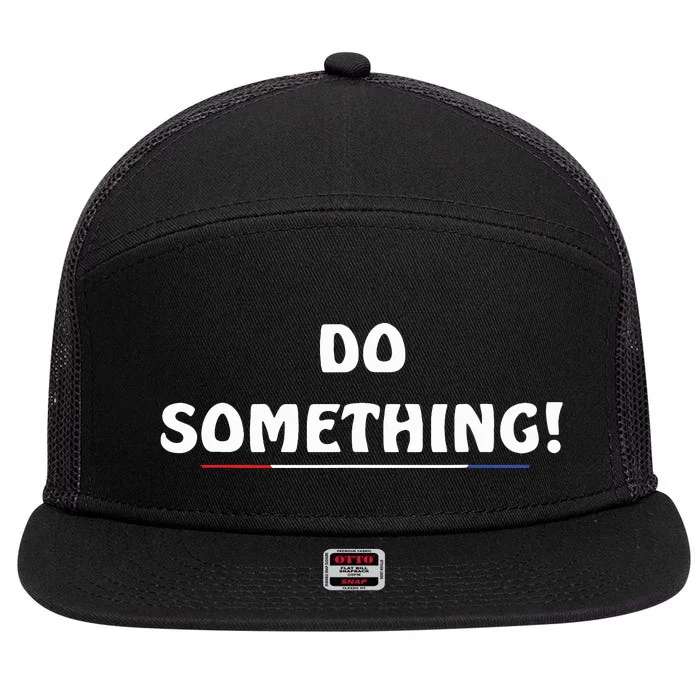 Kamala Harris 2024 Election Michelle Obama Do Something 7 Panel Mesh Trucker Snapback Hat