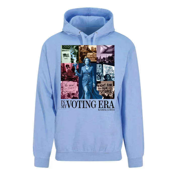 Kamala Harris 2024 In My Voting Era Madam President Gift Unisex Surf Hoodie