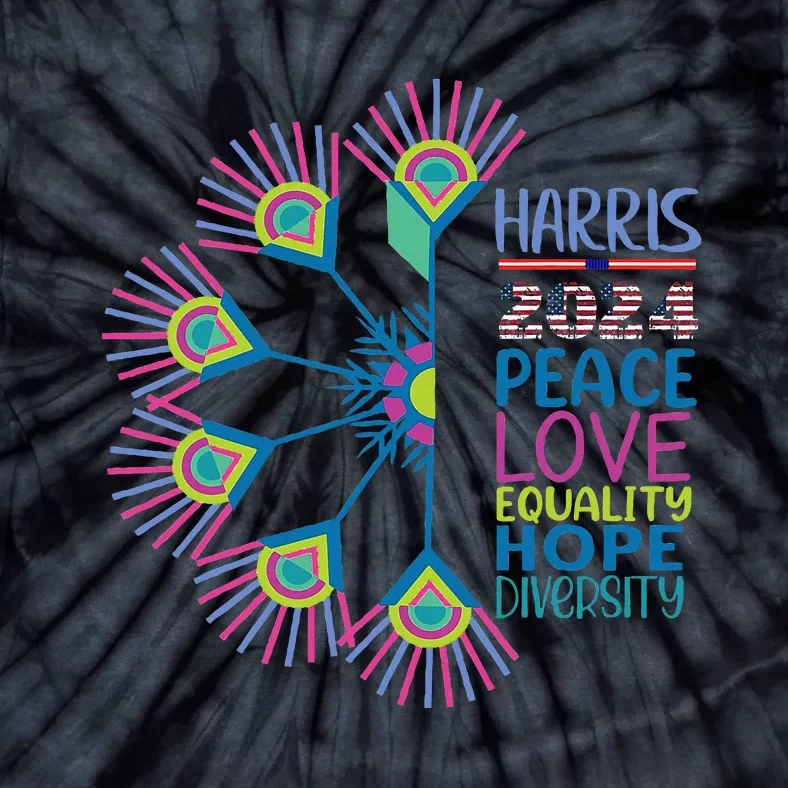 Kamala Harris 2024 Presidential Election Historic Usa Tie-Dye T-Shirt