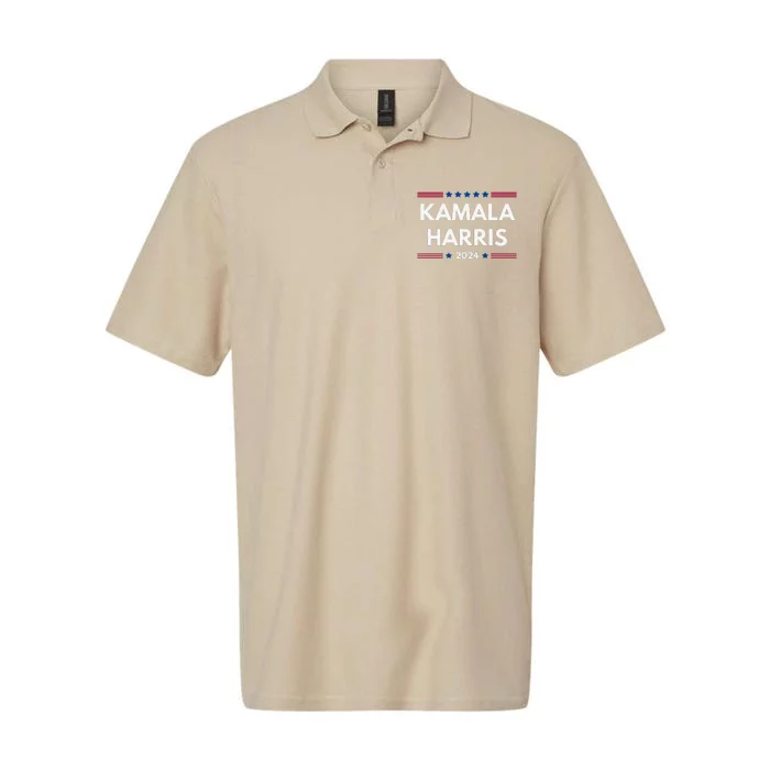 Kamala Harris 2024 For President Softstyle Adult Sport Polo