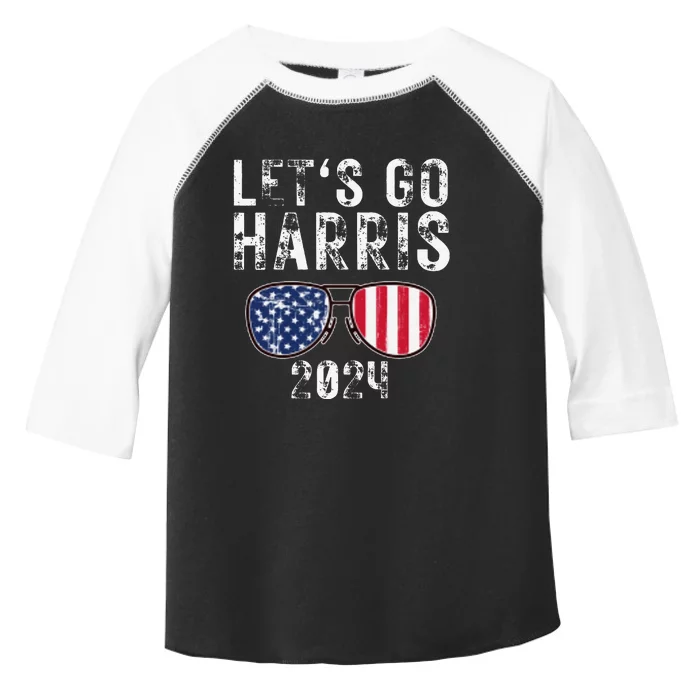 Kamala Harris 2024 For President Campaign Toddler Fine Jersey T-Shirt