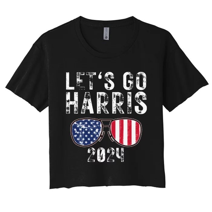 Kamala Harris 2024 For President Campaign Women's Crop Top Tee