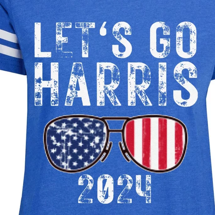 Kamala Harris 2024 For President Campaign Enza Ladies Jersey Football T-Shirt