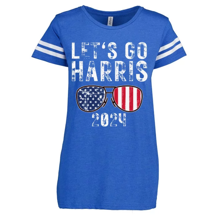 Kamala Harris 2024 For President Campaign Enza Ladies Jersey Football T-Shirt