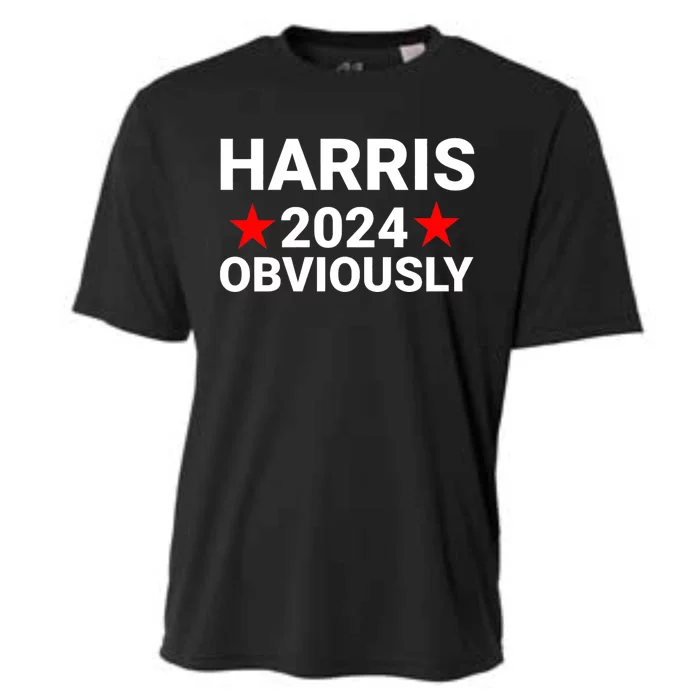 Kamala Harris 2024 For President Obviously Cooling Performance Crew T-Shirt