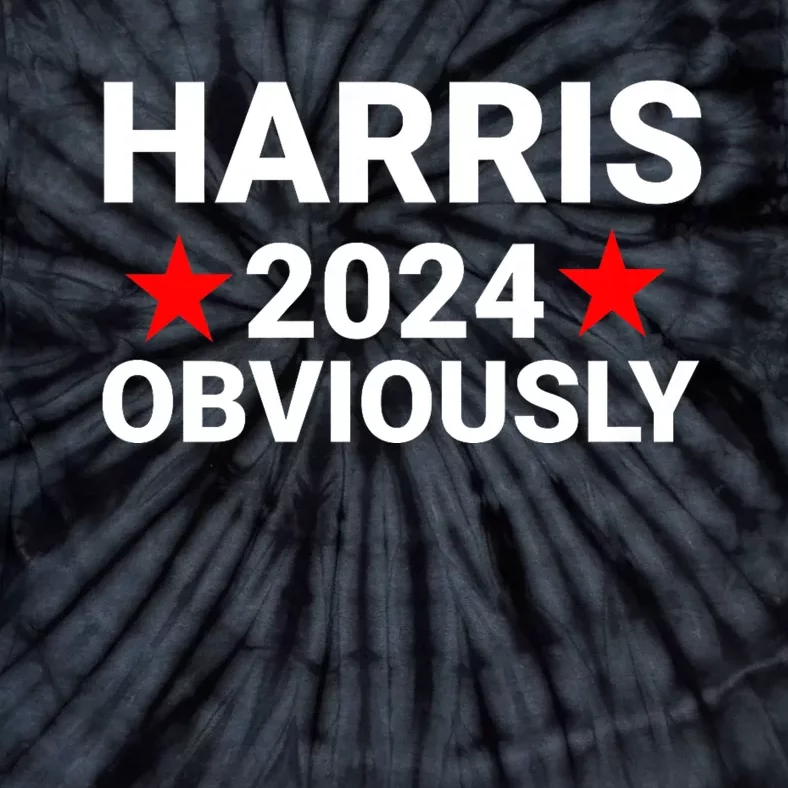 Kamala Harris 2024 For President Obviously Tie-Dye T-Shirt