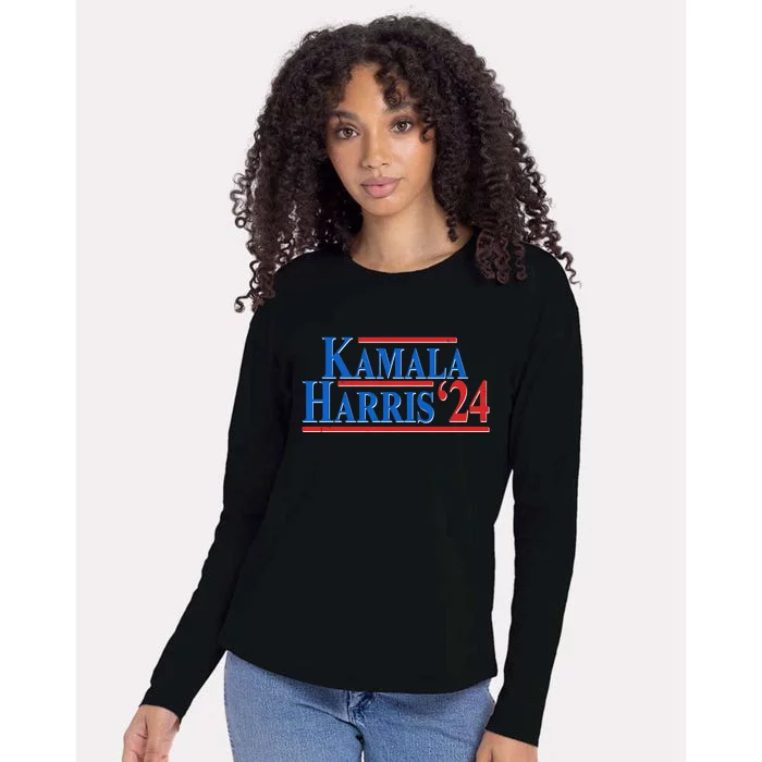 Kamala Harris 2024 Election Womens Cotton Relaxed Long Sleeve T-Shirt